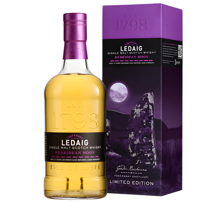 Ledaig Hebridean Moon Single Malt Whisky 58% ABV 700ml