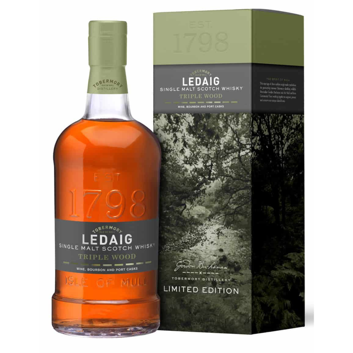Ledaig Triple Wood Single Malt 53.8% ABV 700ml
