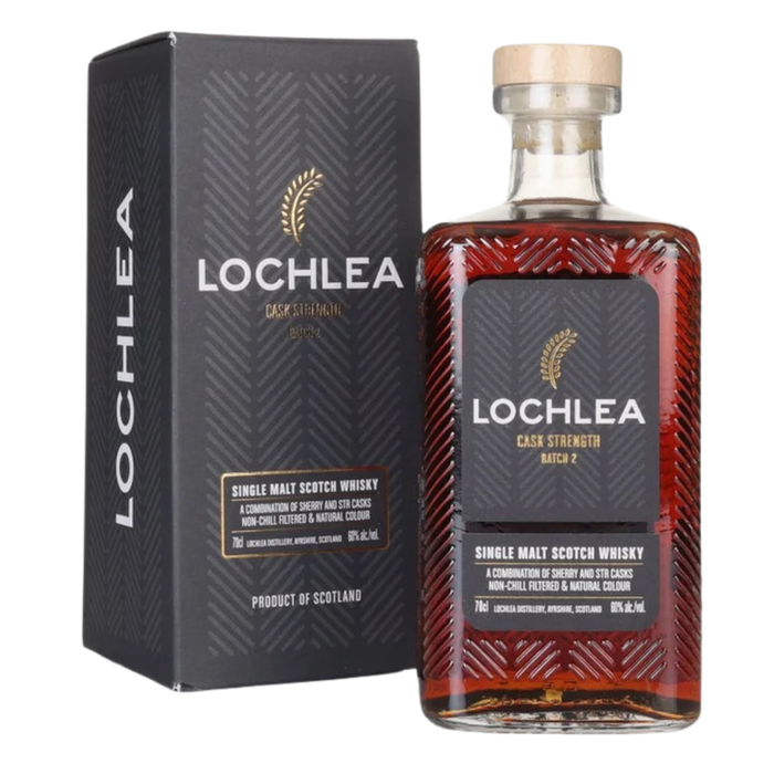 Lochlea Cask Strength Batch 2 Single Malt Whisky 60% ABV 700ml