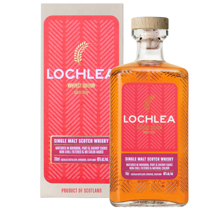 Lochlea Harvest Edition 3rd Crop Single Malt Whisky 46% ABV 700ml