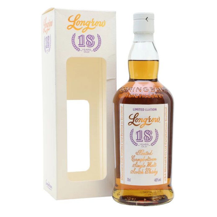 Longrow 18 Years Single Malt 46% ABV 700ml