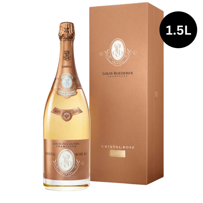 Louis Roederer Cristal Brut Rose Champagne 2014 1.5L Magnum