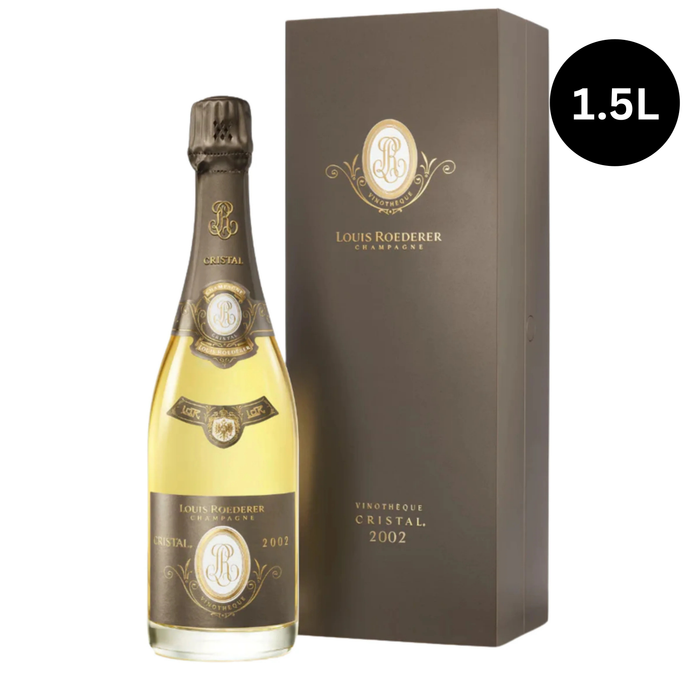 Louis Roederer Cristal Brut Vinotheque With Gift Box 1.5L - 2002