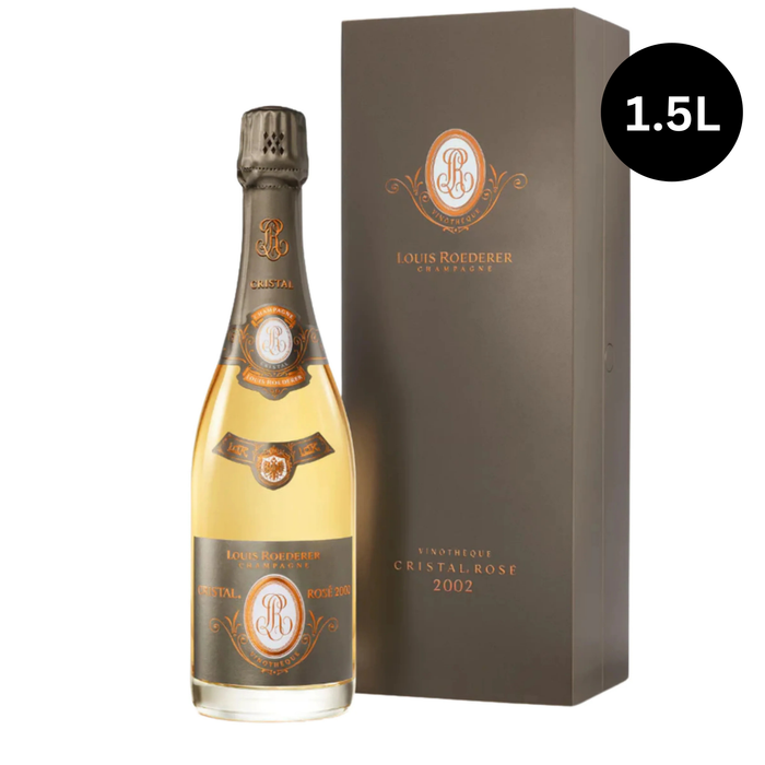 Louis Roederer Cristal Rosé Vinotheque With Gift Box 1.5L - 2002