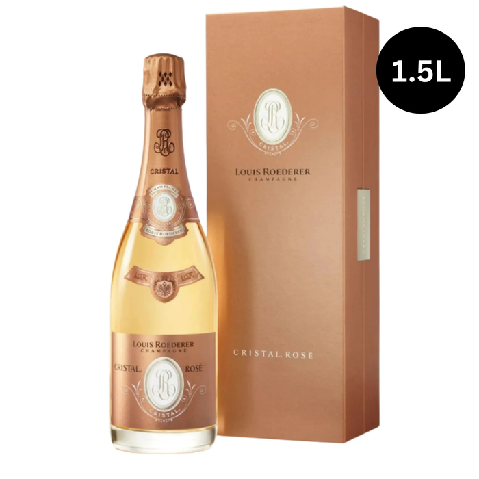 Louis Roederer Cristal Rose With Gift Box Jeroboam 1.5L - 2013