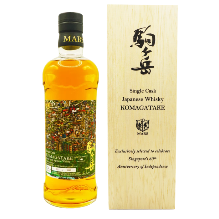 Mars Komagatake 2018 Bourbon Cask #BT3850 Cask Strength Single Malt Whisky 700ml ( SG60 Edition)
