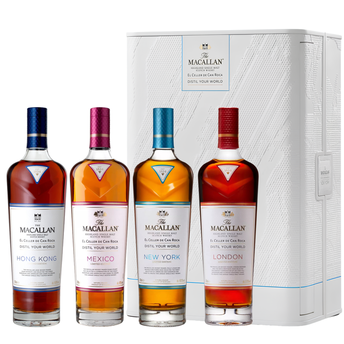 Macallan Distill Your World Collection of 4 Cities (London, New York, Hong Kong, Mexico)
