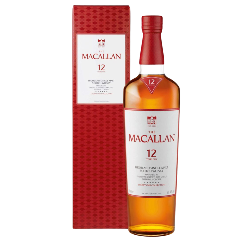 Macallan Sherry Oak 12 Years Single Malt Whisky 700ml — Asher.sg
