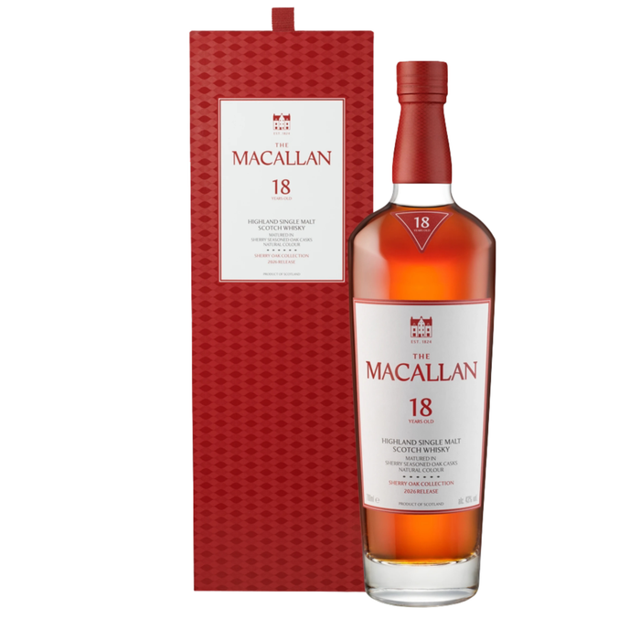 Macallan Sherry Oak 18 Years Single Malt Whisky 700ml