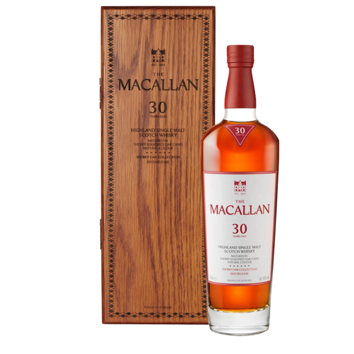 Macallan Sherry Oak 30 Years Single Malt Whisky 700ml