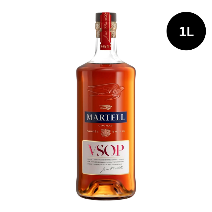 Martell VSOP Red Barrel Cognac 1L