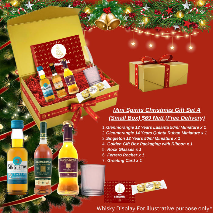 Mini Spirits Christmas Gift Set A (Small Box)