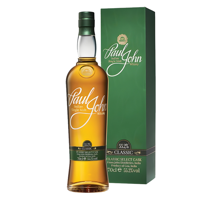 Paul John Classic Select Cask Single Malt Whisky 55.2% ABV 700ml