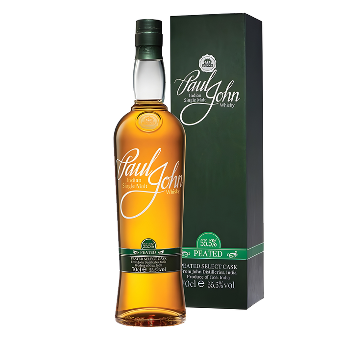 Paul John Peated Select Cask Single Malt Whisky 55.5% ABV 700ml