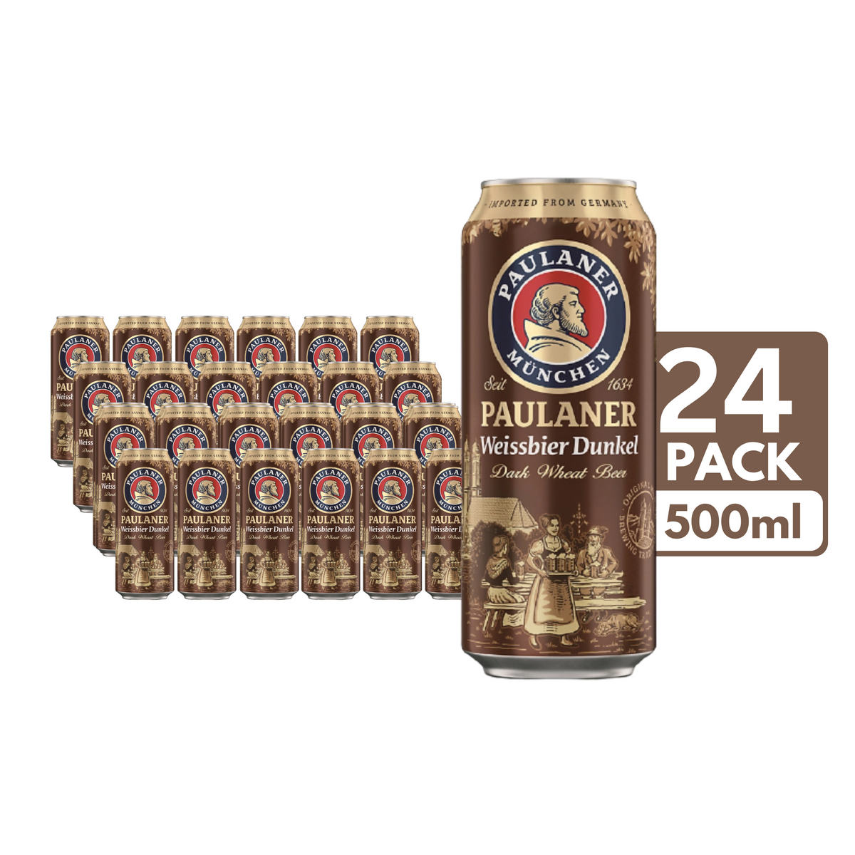 Paulaner Munich Lager Helles 50cl Can | Beer Merchants - View #7