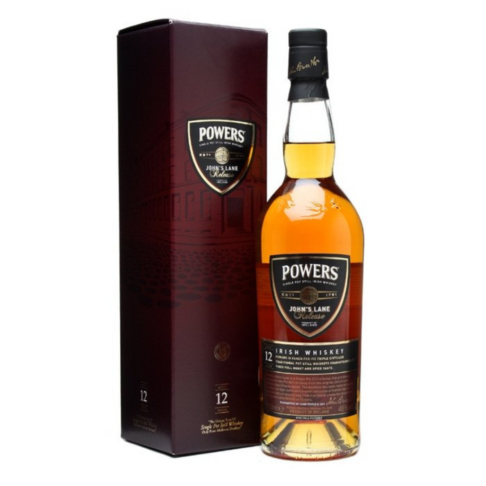 Powers John's Lane 12 Year Old Single Pot Still Whisky (Old Packaging)