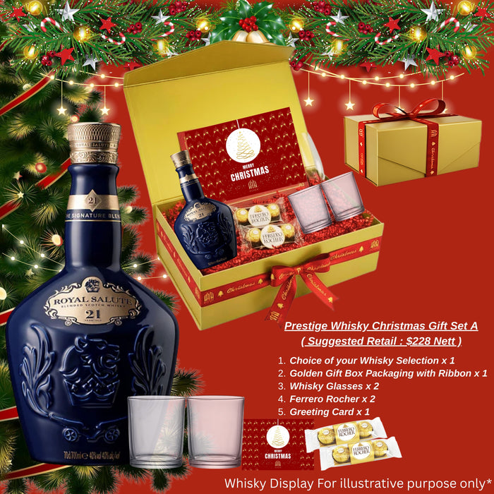 Prestige Whisky Christmas Gift Set A