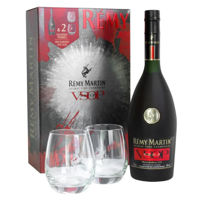Remy Martin VSOP Gift Set 700ml [with 2 glass]