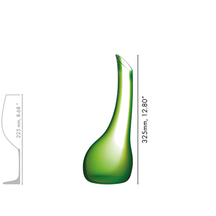 Riedel Decanter Cornetto Confetti Green 1977/13G