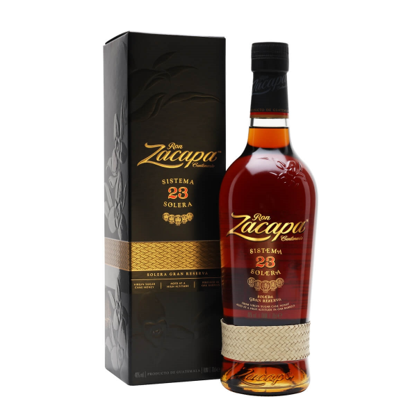 Ron Zacapa Centenario 23 Rum with a Rock Glass