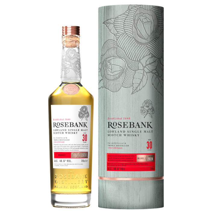 Rosebank 30 Years Legacy Release 1 Single Malt Whisky 700ml