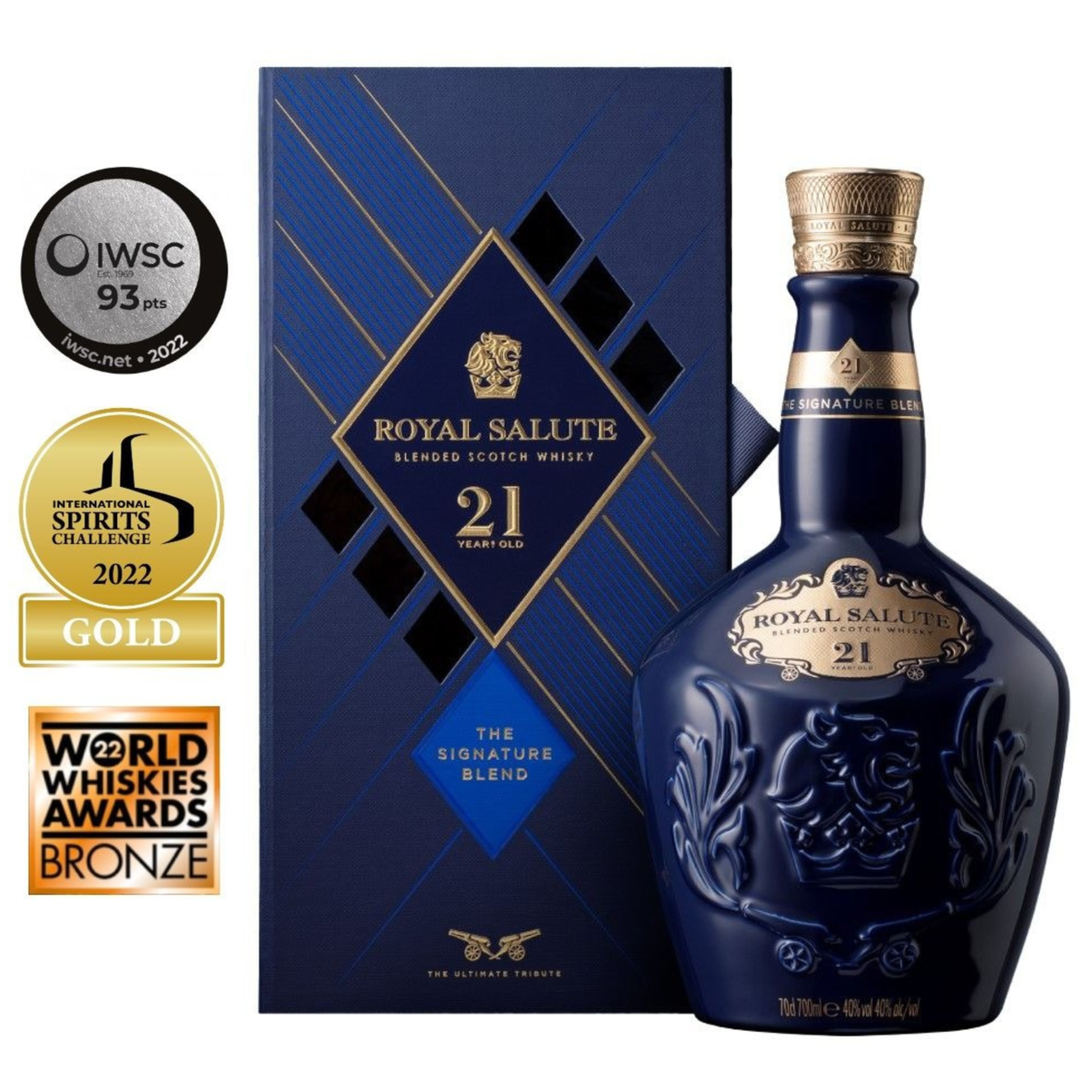  SALUTE 21 YEAR OLD 700ml 43% 2本セット Royal Salute 21 Years 700ml — Asher.sg