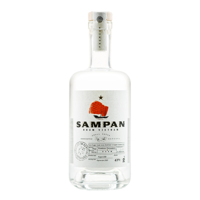 Sampan Classic White Rhum 43% 700ml