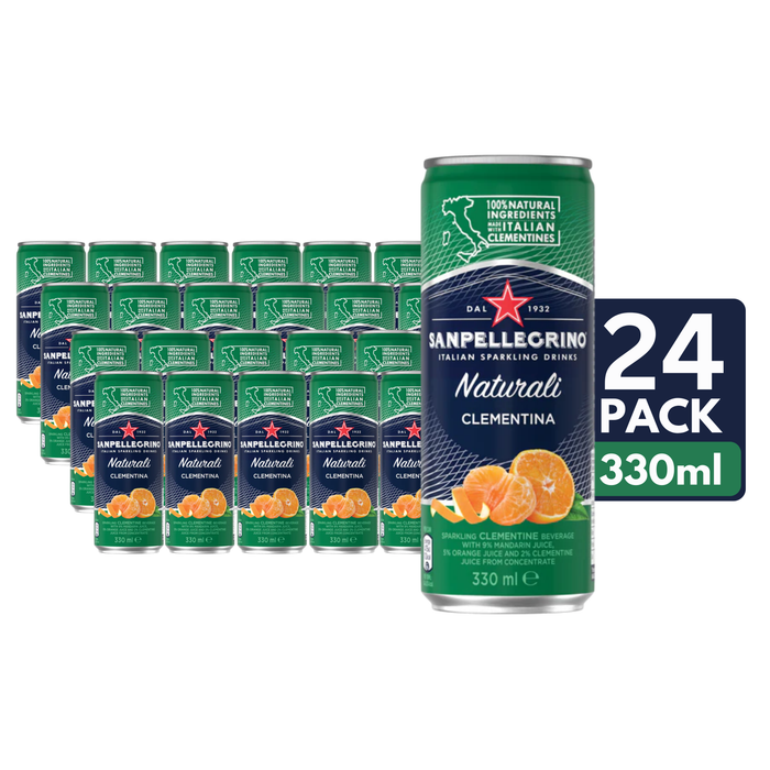 Sanpellegrino Clementina Cans (24 x 330ml)