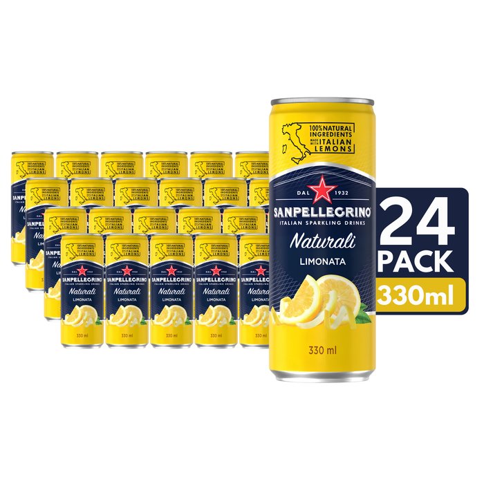 San Pellegrino Limonata Cans (24 x 330ml)