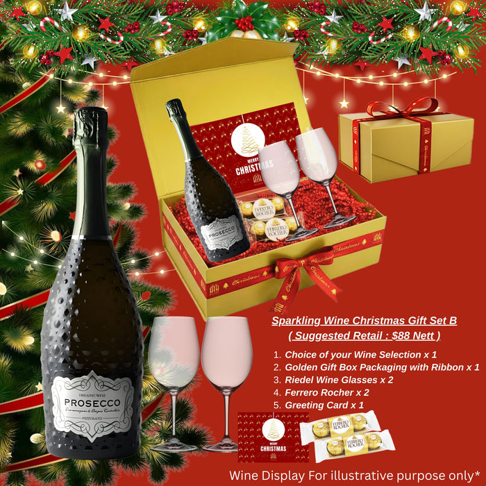 Sparkling Wine Christmas Gift Set B
