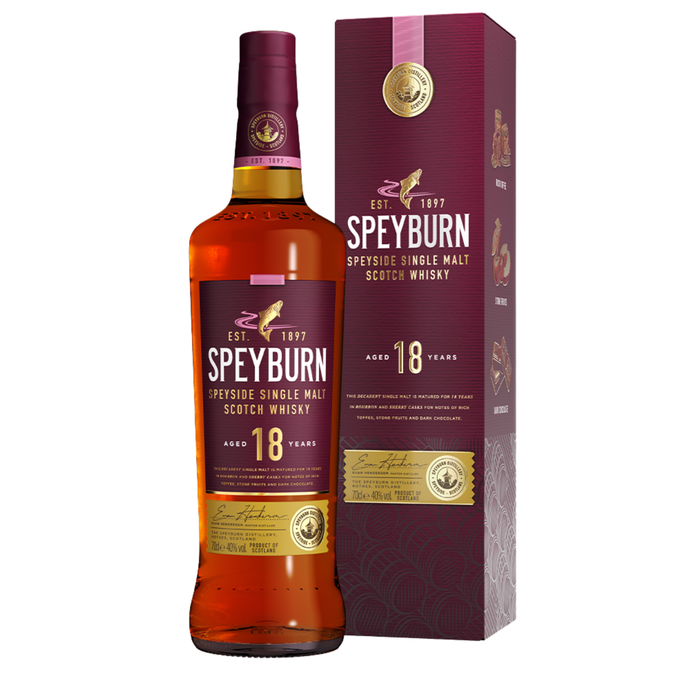 Speyburn 18 Years Single Malt Whisky 700ml