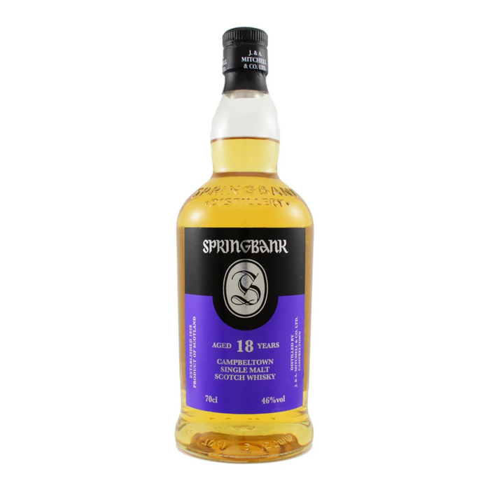 Springbank 18 Years Single Malt 46% ABV 700ml