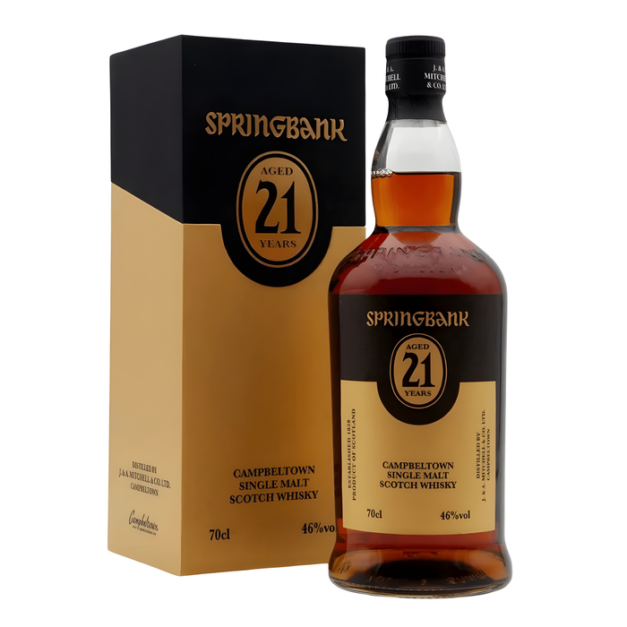 Springbank 21 Years Single Malt 46% ABV 700ml