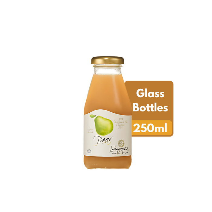Sunraysia Pear Juice Glass Bottle 250ml