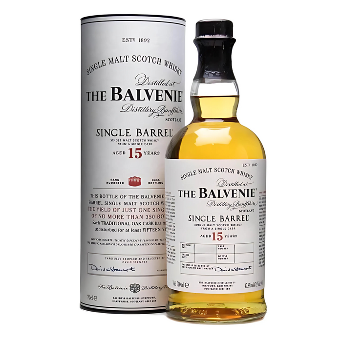 The Balvenie Single Barrel 15 Year Old 700ml (Discontinued Bottle)