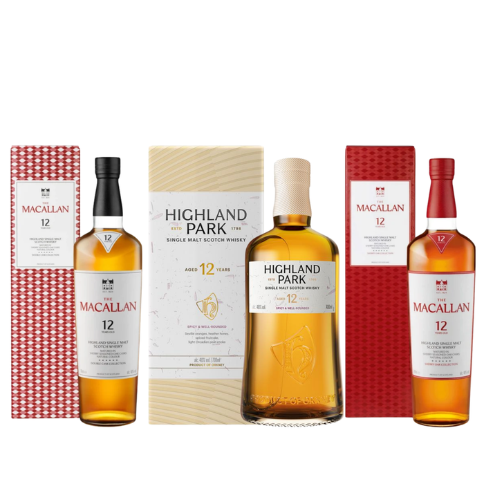 The Edrington 12 Years Trinity Single Malt Whisky Collection 700ml