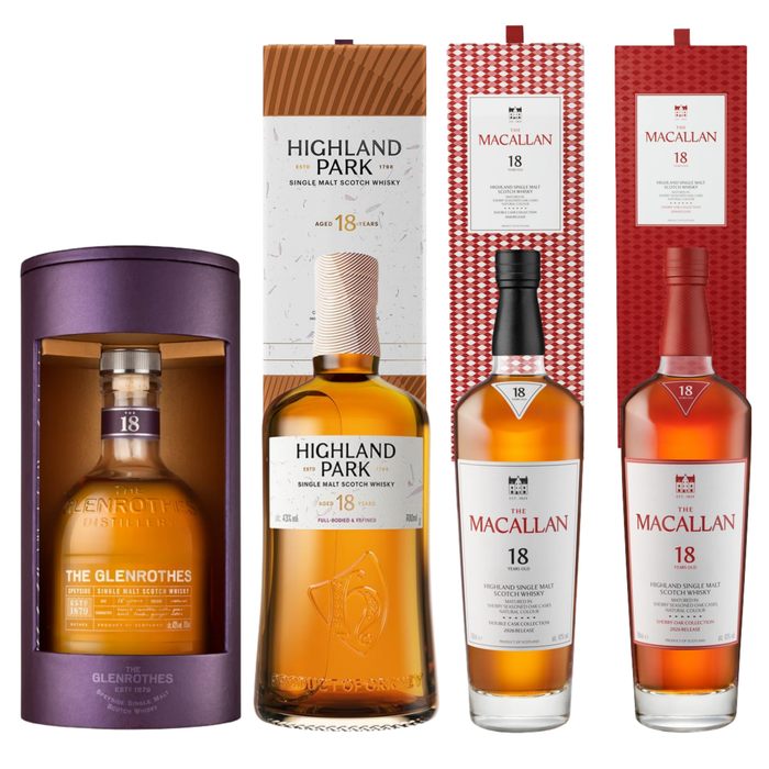 The Edrington 18 Years Quartet Single Malt Whisky Collection 700ml