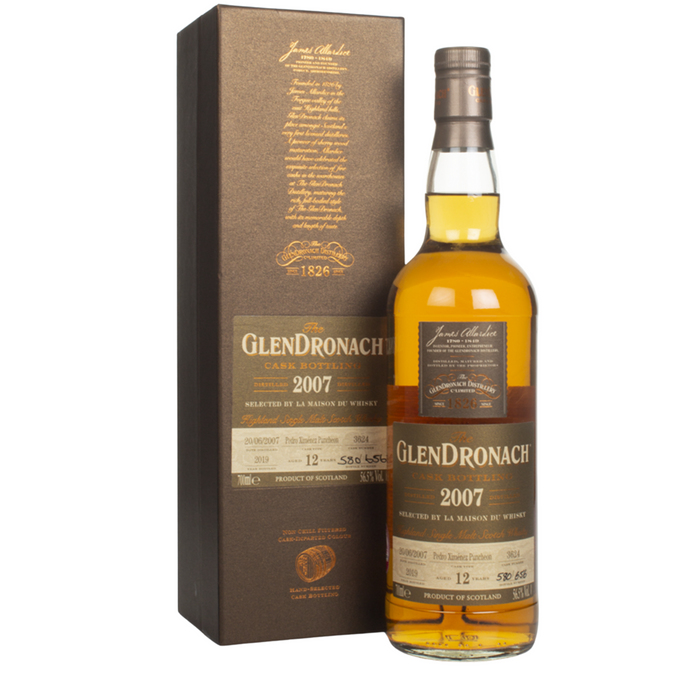The GlenDronach 12 Year Old 2007 (cask 3624) 56.5% 700ml
