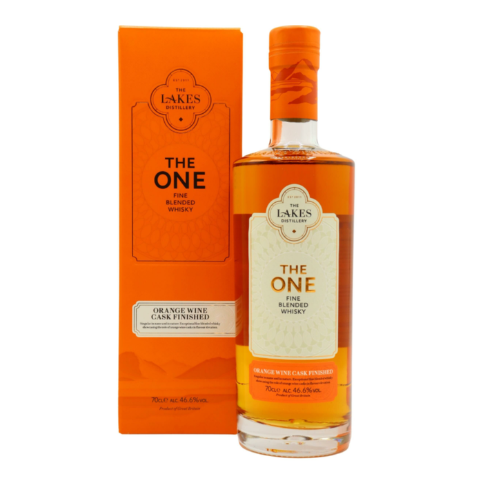 The Lakes The One Orange Wine Finished Blended Whisky 46.6% ABV 700ml