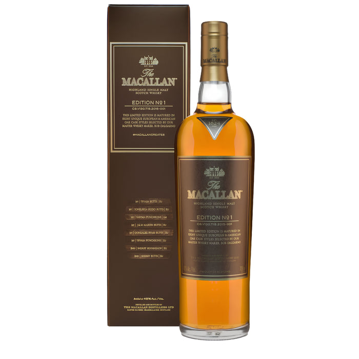 The Macallan Edition No. 1 Single Malt Scotch Whisky 700ml