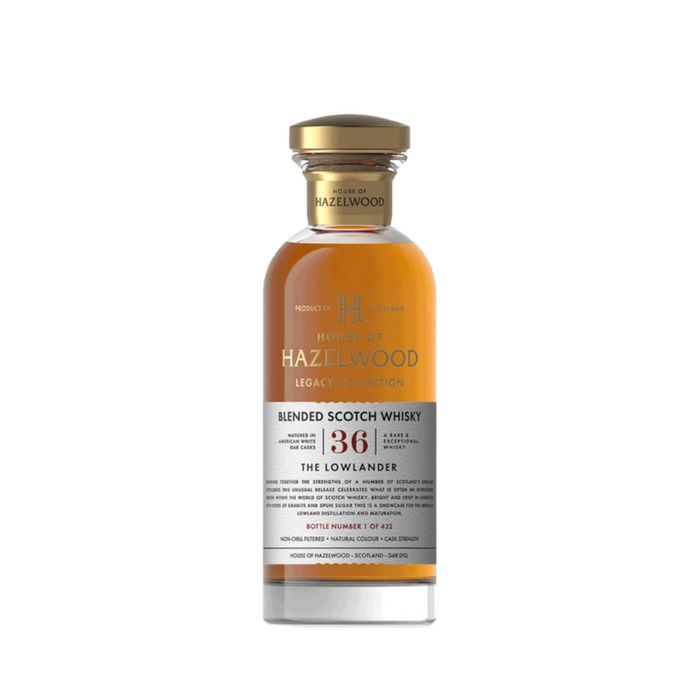 House of Hazelwood - 36 Year Old, The Lowlander 700ml With Gift Box