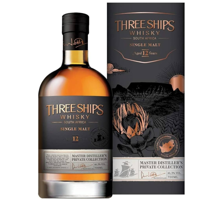 Three Ships 12 Years Single Malt 46.3% ABV 700ml