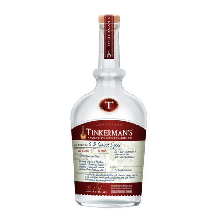 Tinkerman's Sweet Spice Gin 750ml