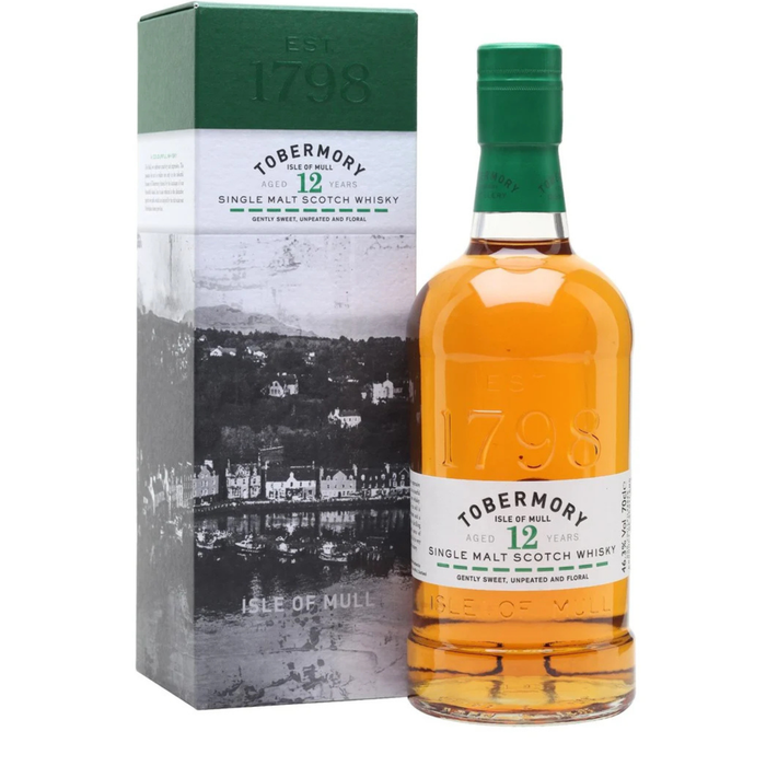 Tobermory 12 Years Single Malt 46.3% ABV 700ml
