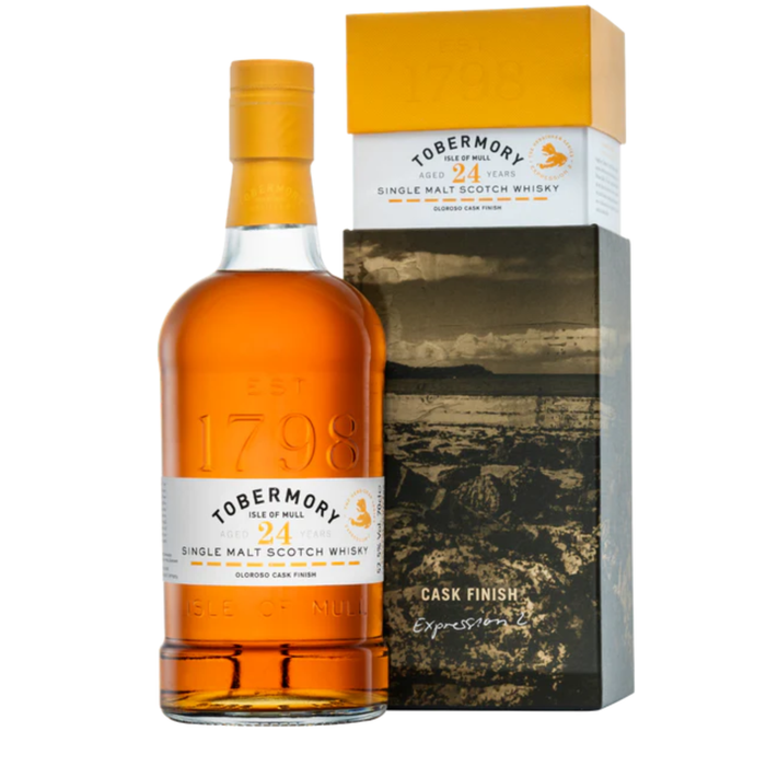 Tobermory 24 Years The Hebridean Series Single Malt 52.5% ABV 700ml