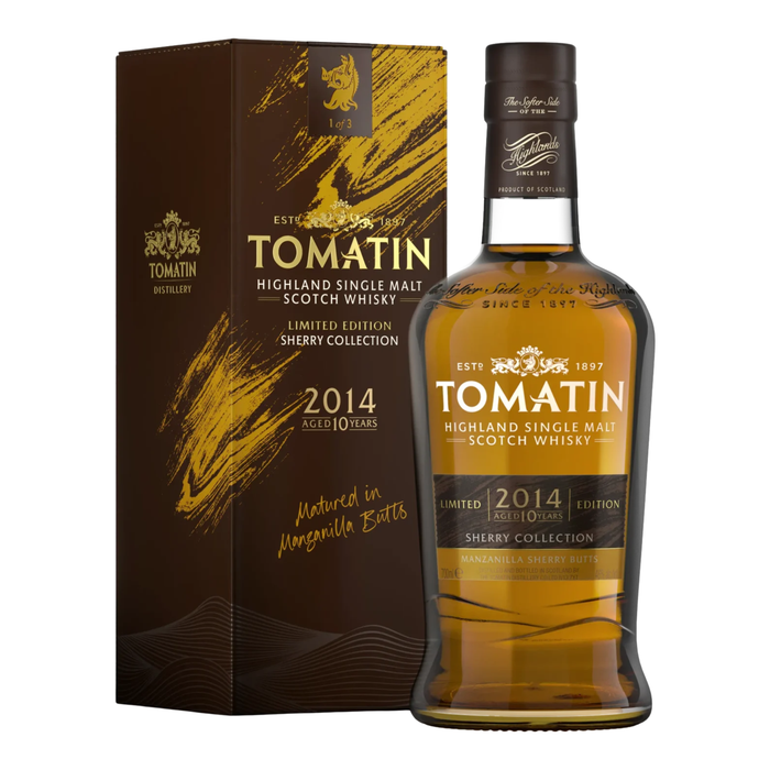 Tomatin 10 Years Manzanilla Sherry Collection Single Malt 46% ABV 700ml