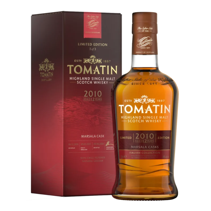 Tomatin 12 Years Marsala Cask Finish (Italian Collection) Single Malt 46% ABV 700ml