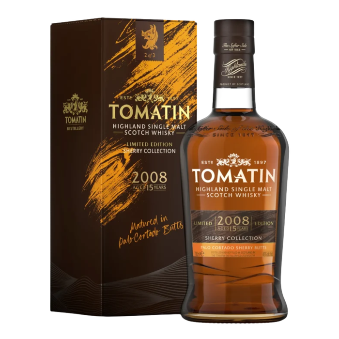 Tomatin 15 Years Palo Cortado Sherry Collection Single Malt 46% ABV 700ml