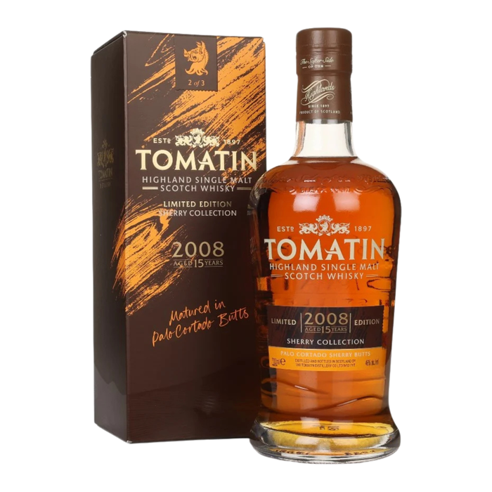 Tomatin 15 Years Palo Cortado (Sherry Collection) Single Malt 46% ABV 700ml