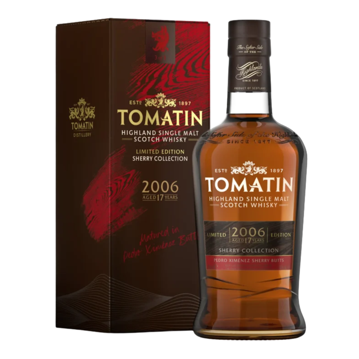 Tomatin 17 Years Pedro Ximenez (Sherry Collection) Single Malt 46% ABV 700ml